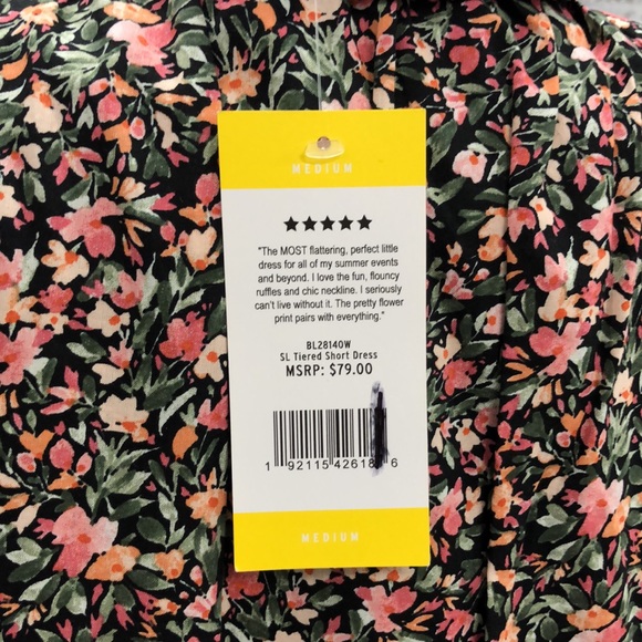 BB Dakota Tiered Short Dress - Picture 6 of 12